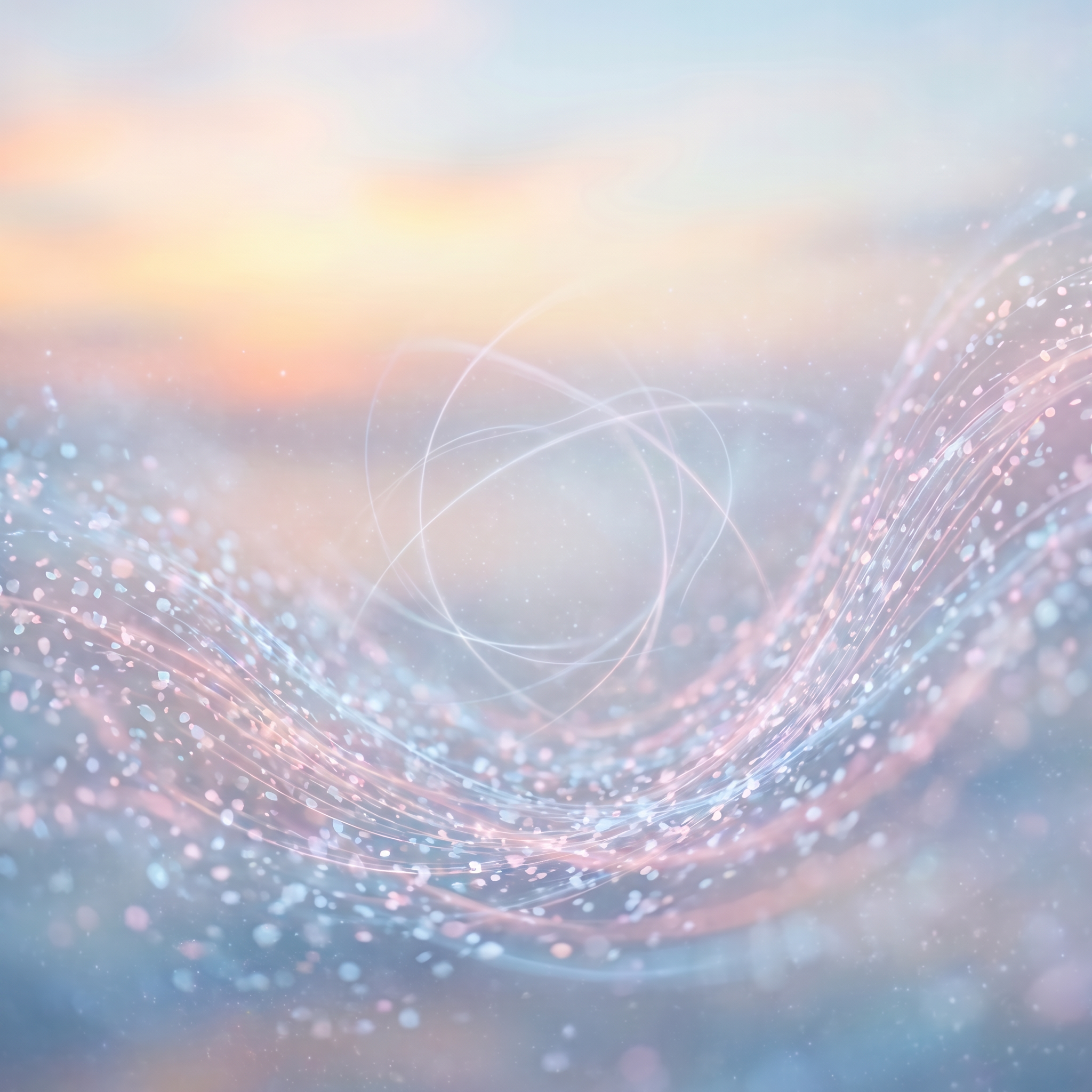 Ondas de partículas al amanecer